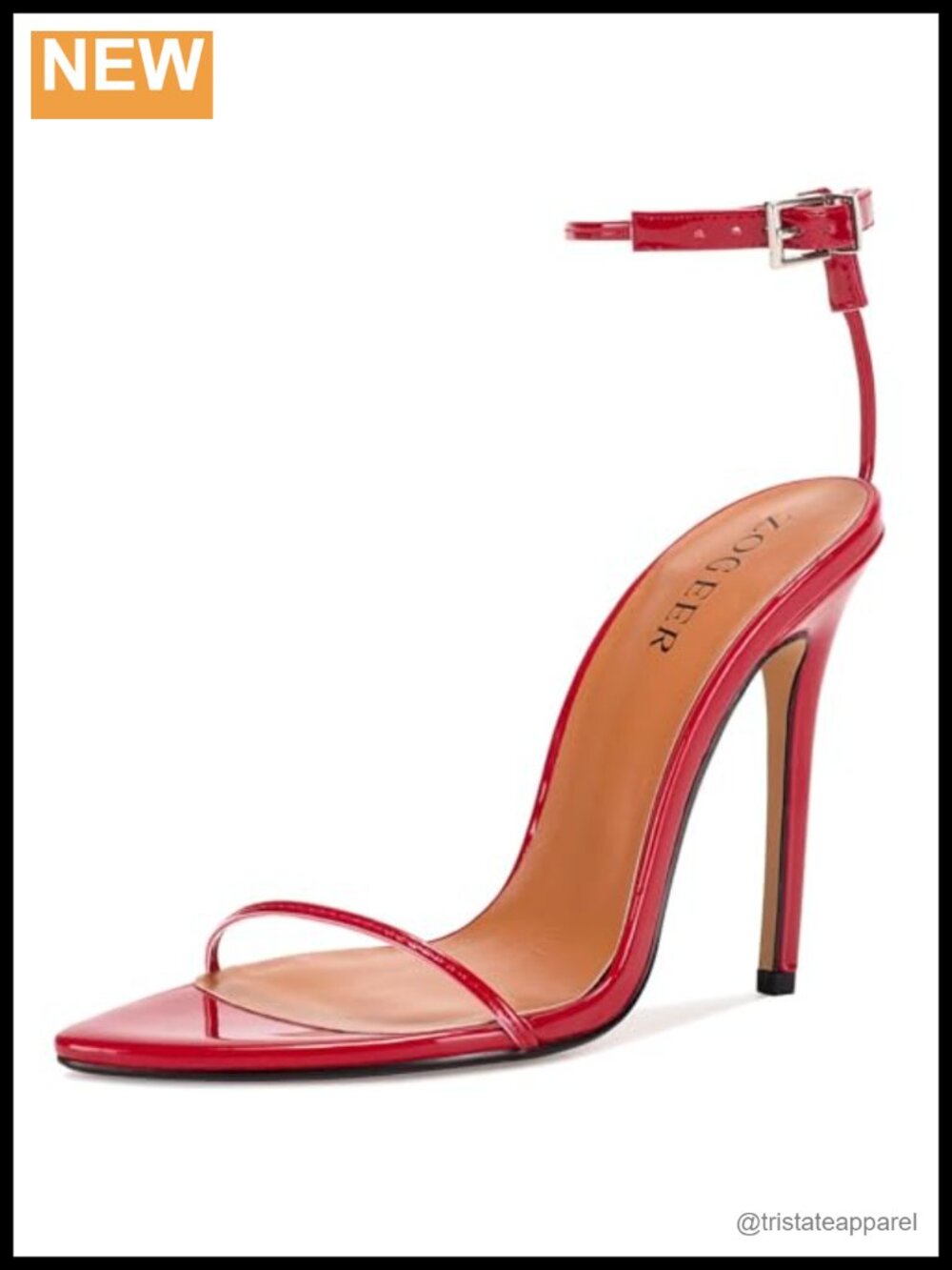 Stiletto High Heeled Sandals Strappy Open Toe Pointy Toe Ankle Strap Wedding